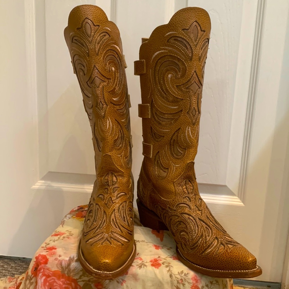 New Tan Cowgirl Boots size 8B